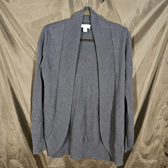 Loft navy open front cardigan. Size S - Picture 1 of 4